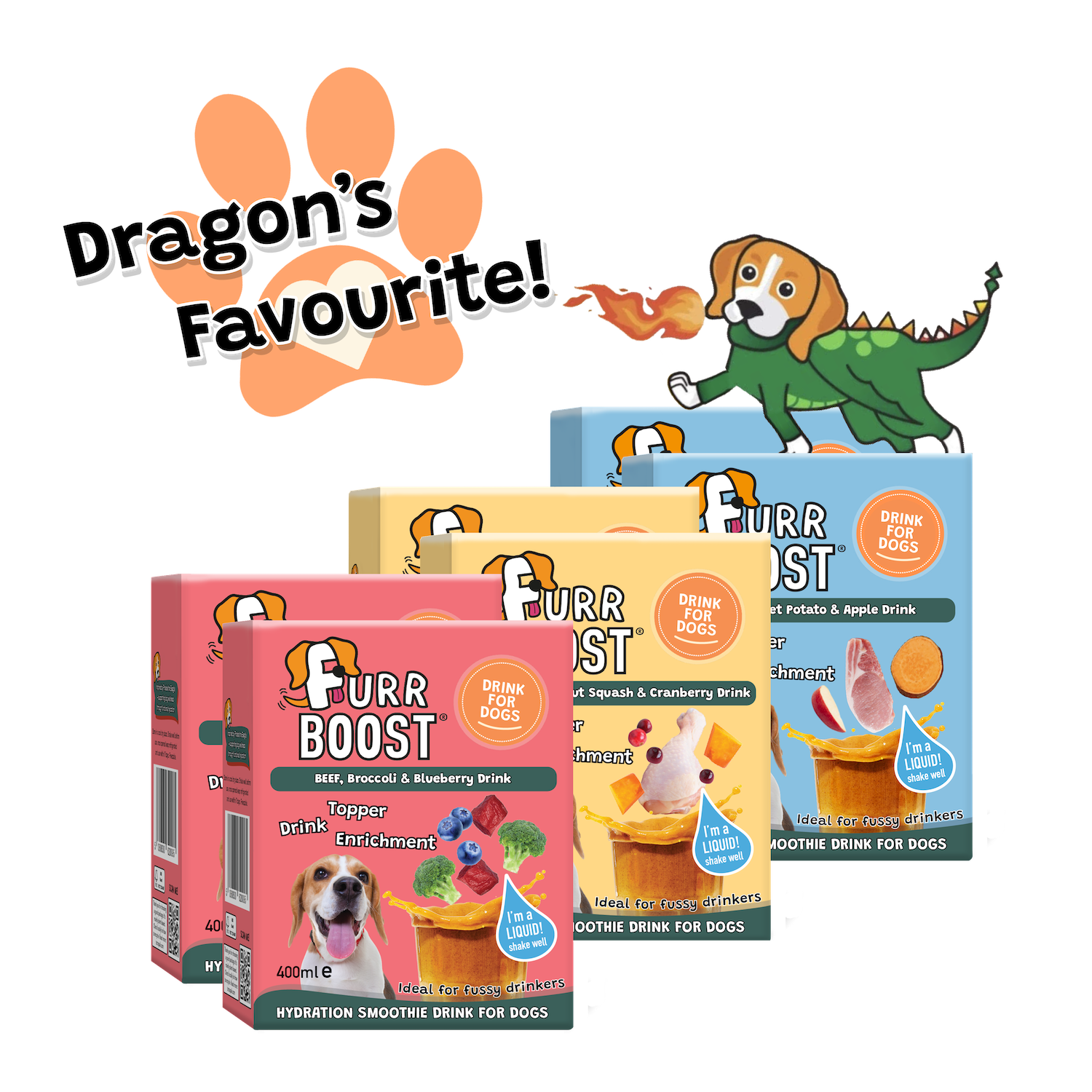 Beef, Chicken & Pork | Mixed Case | 6x400ml