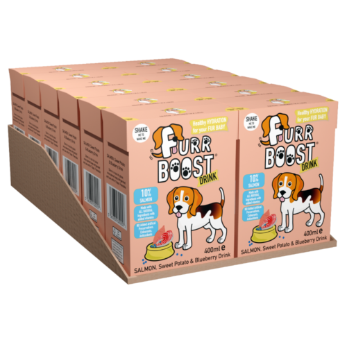 Salmon, Sweet Potato and Blueberry | Half Case | 6x400ml