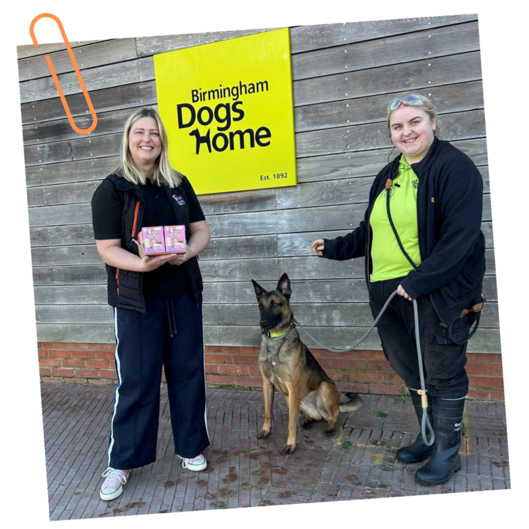 Birmingham Dogs Home with Furr Boost donation